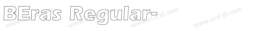 BEras Regular字体转换